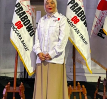 ANGGIA MURNI LUBIS,. SH,. KETUA LASKAR PRABOWO 08 NTB